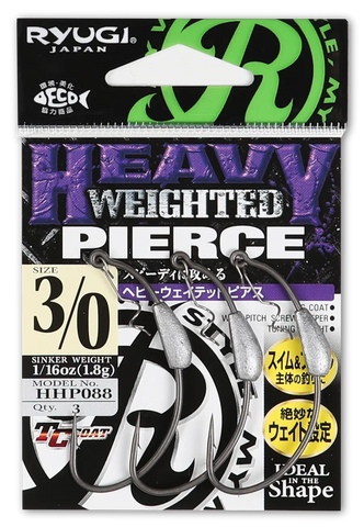 Ryugi Japan Heavy Weighted Pierce Hooks