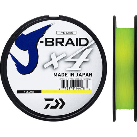 Daiwa J-Braid x4 Braided Fishing Line